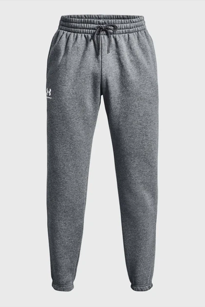 Чоловічі сірі спортивні штани UA Essential Fleece Jogger Under Armour SM 1373882-012 - Фото 5 Чоловічі сірі спортивні штани UA Essential Fleece Jogger Under Armour SM 1373882-012 - зображення 5