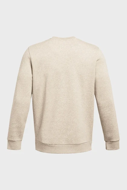 Чоловічий бежевий світшот UA Essential Fleece Crew-GRN Under Armour SM 1374250-203 - изображение 5