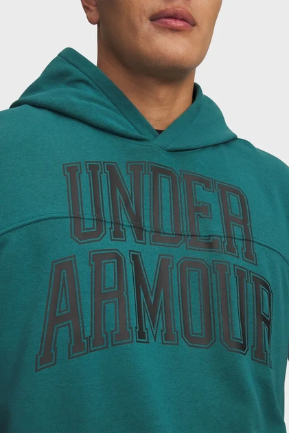 Чоловіче зелене худі UA Rival LW Graphic Hoodie-GRN Under Armour XXL 6014686-338 - Фото 3 Чоловіче зелене худі UA Rival LW Graphic Hoodie-GRN Under Armour XXL 6014686-338 - изображение 3