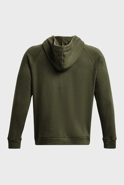 Чоловіче оливкове худі UA Rival Fleece Logo HD Under Armour L 1379758-390 - изображение 6