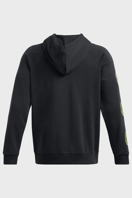 Чоловіче чорне худі UA Rival Fleece HBR Logo HD Under Armour XXL 1386593-001 - изображение 5