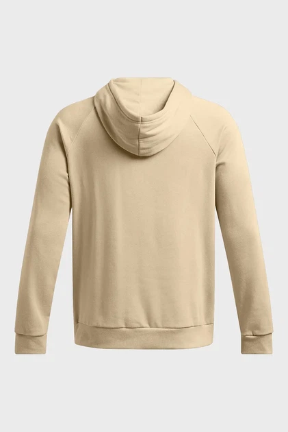 Чоловіче бежеве худі UA Rival Fleece Logo HD Under Armour XL 1379758-299 - изображение 5
