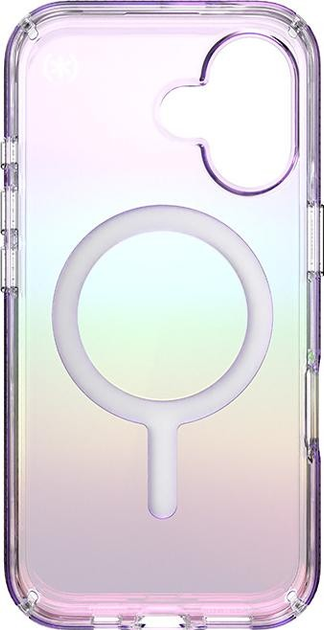 Etui plecki Speck Presidio2 Lux MagSafe do Apple iPhone 16 Purple-Transparent (840168542932) - obraz 2