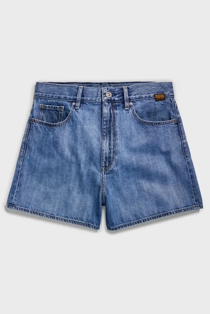 Жіночі сині джинсові шорти G-Star RAW 28 D24382,D536 - зображення 3