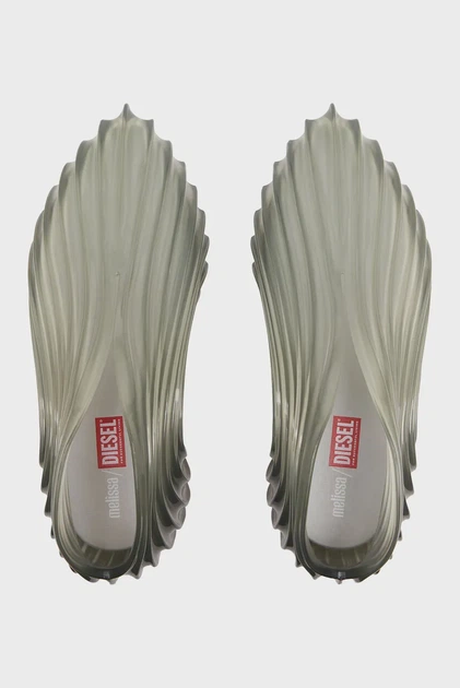 Жіночі сірі сліпони Diesel х MELISSA QUANTUM Diesel 40 P01607 PS916 - Фото 4 Жіночі сірі сліпони Diesel х MELISSA QUANTUM Diesel 40 P01607 PS916 - изображение 4