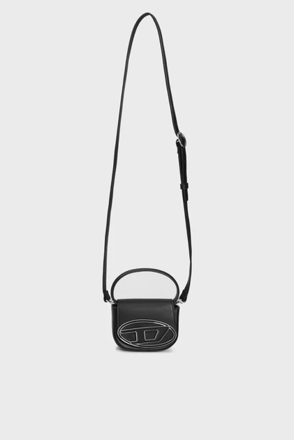 Жіноча чорна шкіряна сумка 1DR Diesel OS X08709 PR818 - зображення 6