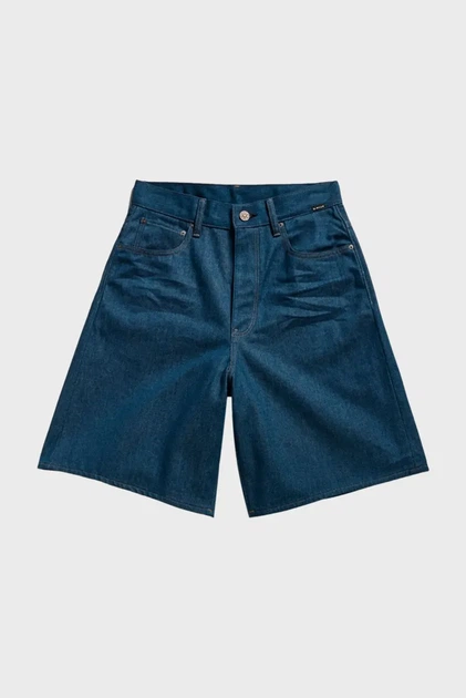 Жіночі темно-сині джинсові шорти Barrel Loose G-Star RAW 25 D24370,D547 - зображення 4