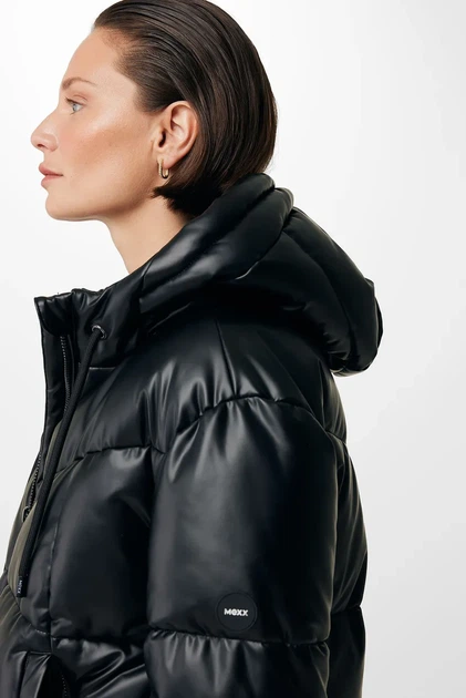 Жіноча чорна куртка Mexx M NO1121036W - Фото 4 Жіноча чорна куртка Mexx M NO1121036W - изображение 4