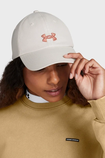 Жіноча біла кепка Women's UA Blitzing Adj Under Armour OSFM 1376705-114 - изображение 2