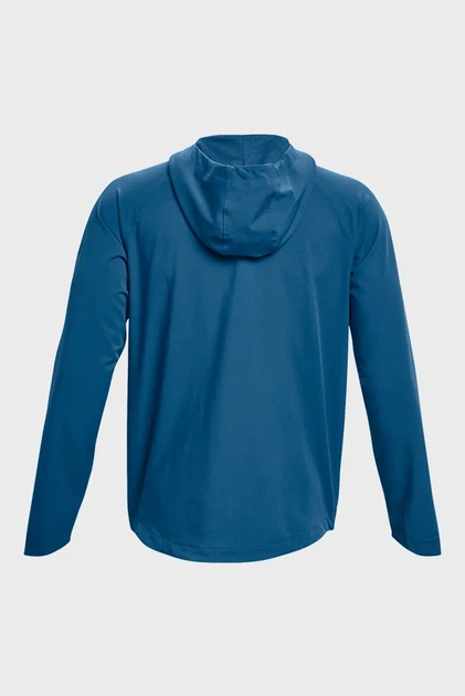 Чоловіча темно-синя вітровка UA Unstoppable Jacket Under Armour S 1370494-426 - изображение 7