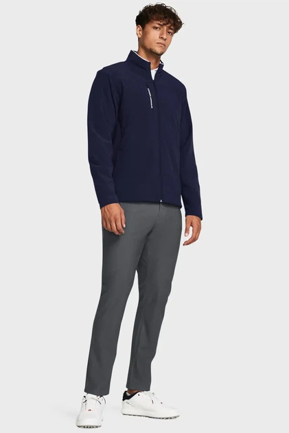 Чоловіча темно-синя вітровка UA Storm Revo Jacket Under Armour M 1379721-410 - Фото 2 Чоловіча темно-синя вітровка UA Storm Revo Jacket Under Armour M 1379721-410 - изображение 2