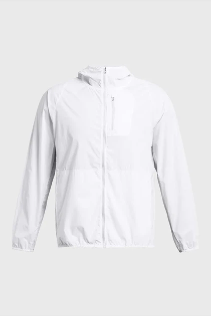 Чоловіча біла вітрівка UA PHANTOM WINDBREAKER Under Armour XL 1381879-100 - Фото 5 Чоловіча біла вітрівка UA PHANTOM WINDBREAKER Under Armour XL 1381879-100 - зображення 5