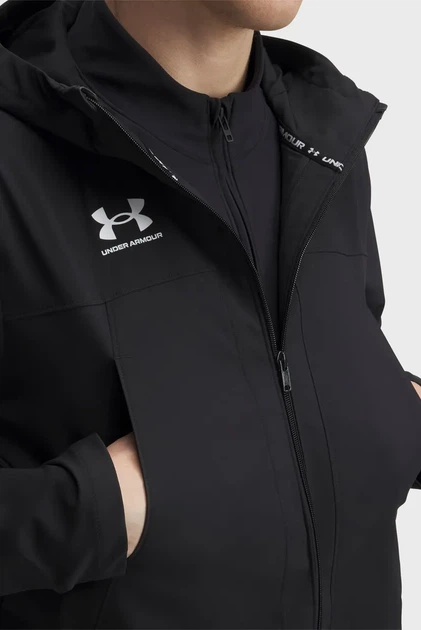 Чоловіча чорна вітровка UA M's Ch. Pro Jacket Under Armour L 1387162-001 - Фото 3 Чоловіча чорна вітровка UA M's Ch. Pro Jacket Under Armour L 1387162-001 - изображение 3