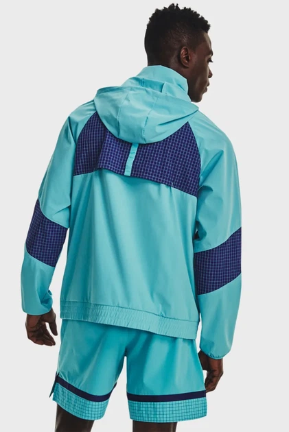 Чоловіча блакитна вітровка UA Accelerate Track Jacket Under Armour M 1373300-433 - изображение 3