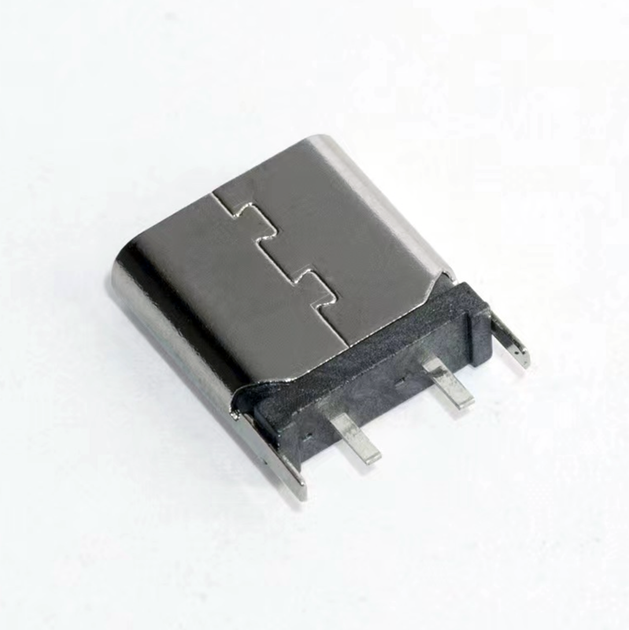Разъем USB Type-C мама 2 pin THT для питания - Фото 1 Разъем USB Type-C мама 2 pin THT для питания - изображение 1