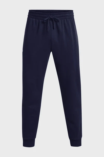 Чоловічі темно-сині спортивні штани Rival Fleece Joggers Under Armour XXL 1379774-410 - зображення 4