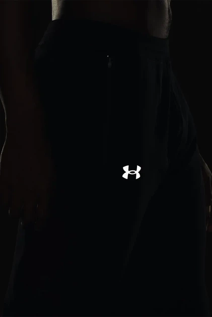 Чоловічі чорні спортивні штани UA INTELLIKNIT RUN PANT Under Armour S 1374574-002 - изображение 4