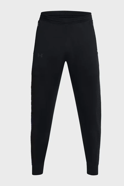 Чоловічі чорні спортивні штани UA INTELLIKNIT RUN PANT Under Armour S 1374574-002 - изображение 5