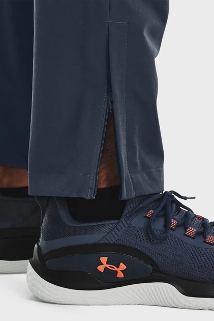 Чоловічі темно-сірі спортивні штани UA Rush Woven Pants Under Armour M 1377182-044 - Фото 6 Чоловічі темно-сірі спортивні штани UA Rush Woven Pants Under Armour M 1377182-044 - изображение 6