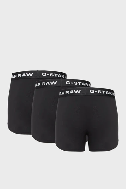 Чоловічі чорні боксери (3 шт) Boxer briefs G-Star L D23771,D516 - Фото 2 Чоловічі чорні боксери (3 шт) Boxer briefs G-Star L D23771,D516 - изображение 2