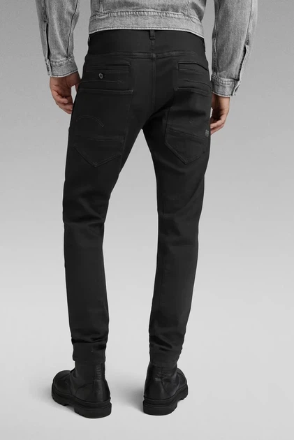 Чоловічі чорні джинси D-Staq 3D Slim G-Star RAW 34-36 D05385,B964 - изображение 3