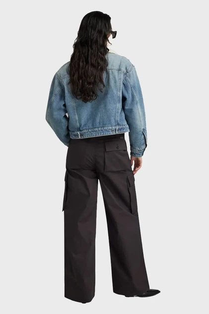 Жіночі чорні карго Mega Cargo G-Star RAW 28 D23575, D387 - зображення 3