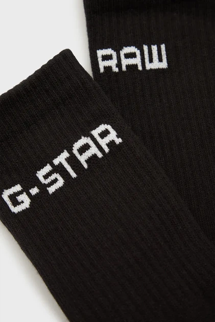 Чоловічі чорні шкарпетки (2 пари) Sport sock 2-pack G-Star 35-38 D24884,D644 - Фото 2 Чоловічі чорні шкарпетки (2 пари) Sport sock 2-pack G-Star 35-38 D24884,D644 - изображение 2