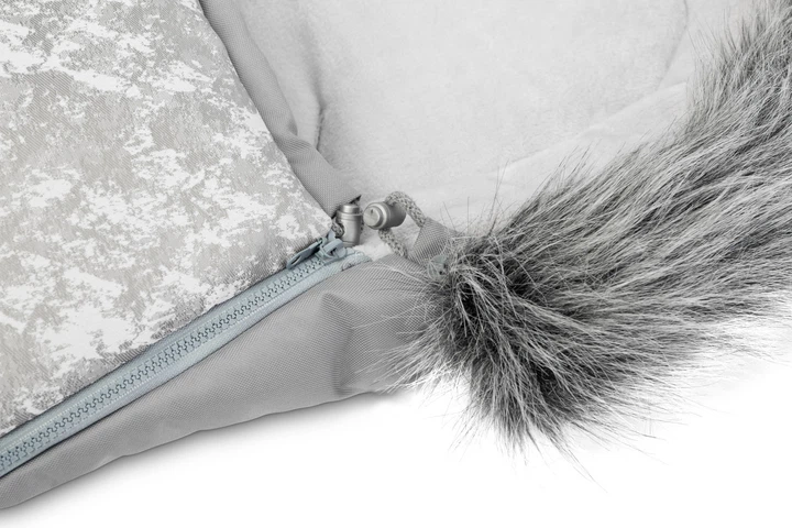 Śpiworek do wózka Sensillo Olaf 100 x 45 cm Jasno-szary (5903076305404) - obraz 4