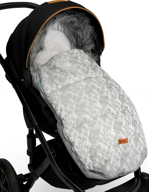 Śpiworek do wózka Sensillo Olaf 100 x 45 cm Jasno-szary (5903076305404) - obraz 5
