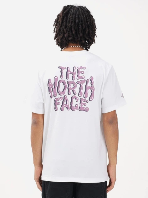 Koszulka bawełniana długa męska The North Face M Drip NF0A8GABFN41 M Biała (800070354856) - obraz 2