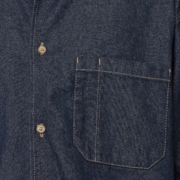 Koszula jeansowa męska Dickies DK0A88PHRIN1 L Granatowa (800070354656) - obraz 8