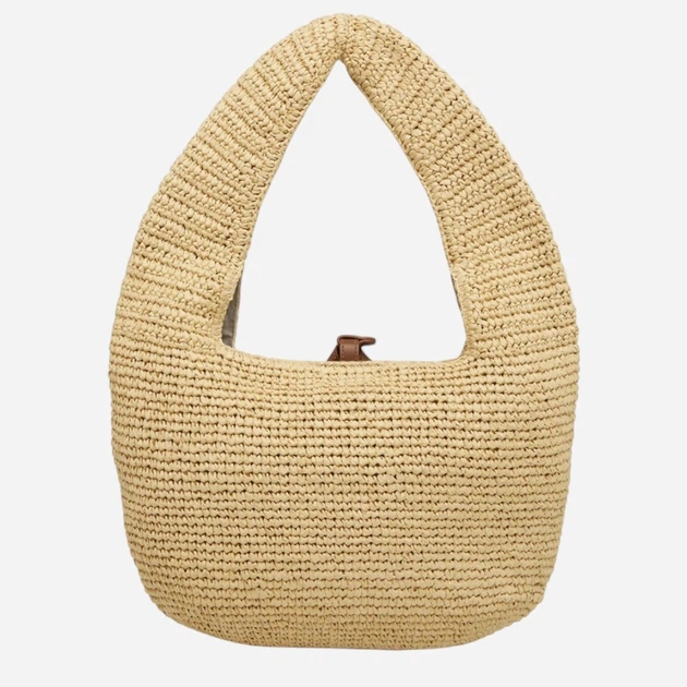 Torebka hobo damska Coccinelle C-Me E1UV1130101 675 Beżowa (800070354225) - obraz 2