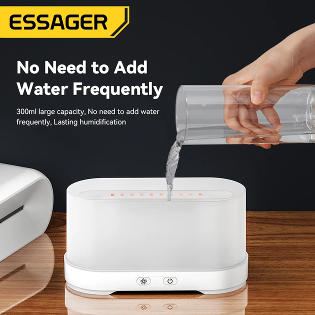 Увлажнитель воздуха ESSAGER Flame Aromatherapy Humidifier Black - изображение 7
