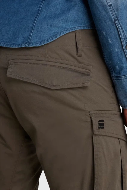 Чоловічі темно-сірі карго Rovic Zip 3D Тapered G-Star RAW 28-32 D02190,5126 - изображение 4