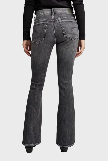 Жіночі темно-сірі джинси 3301 Flare G-Star RAW 27-30 D21290,D535 - Фото 2 Жіночі темно-сірі джинси 3301 Flare G-Star RAW 27-30 D21290,D535 - зображення 2