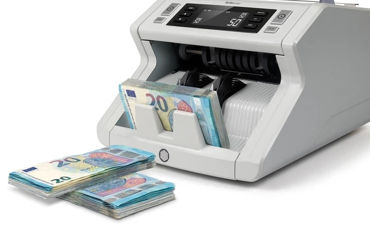 Счетчик валют Safescan 2210 с УФ и МГ | Автоматическая машинка для пересчета банкнот с детекцией подлинности С сортировкой номинала Скоростной счётчик денег - Фото 3 Счетчик валют Safescan 2210 с УФ и МГ | Автоматическая машинка для пересчета банкнот с детекцией подлинности С сортировкой номинала Скоростной счётчик денег - изображение 3