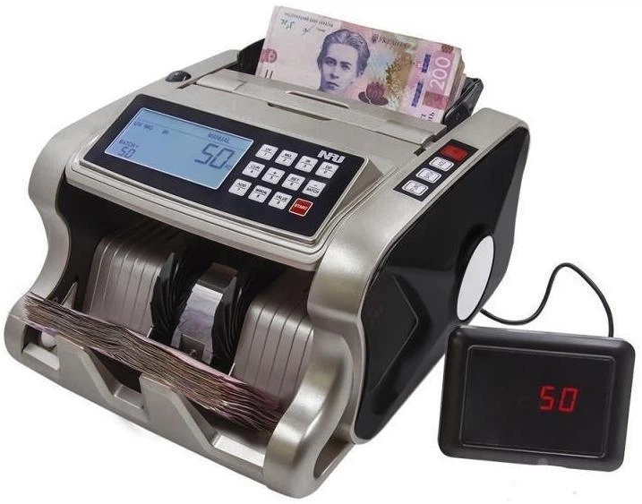 Счетная машинка для купюр NRJ AL-6600 UV/MG – с УФ и МГ проверкой валют Детектор валют Сортировщик банкнот С функцией детекции подделок - изображение 4