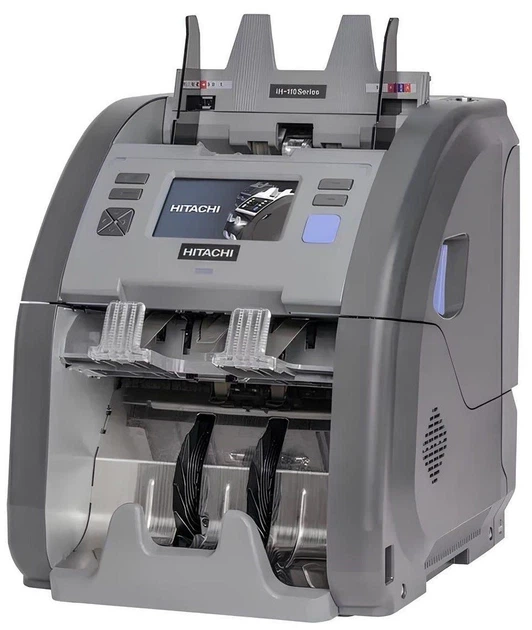 Профессиональный Счетчик банкнот Magner 165F HITACHI iH-110 с детекцией УФ/ИК/магнит, 800-1500 банкнот/мин, тачскрин, с автоматическим стартом подсчёта, Мультивалютный - Фото 4 Профессиональный Счетчик банкнот Magner 165F HITACHI iH-110 с детекцией УФ/ИК/магнит, 800-1500 банкнот/мин, тачскрин, с автоматическим стартом подсчёта, Мультивалютный - изображение 4
