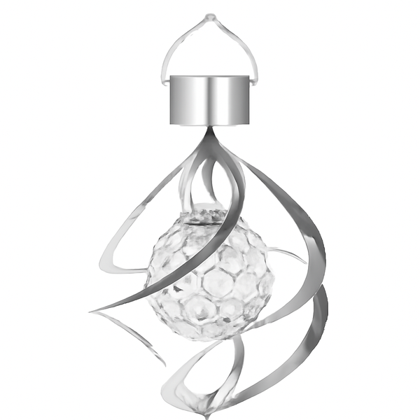 Подвесной светильник RIAS Solar Windchime Light 10497 RGB на солнечной батарее Silver (3_08115) - изображение 2