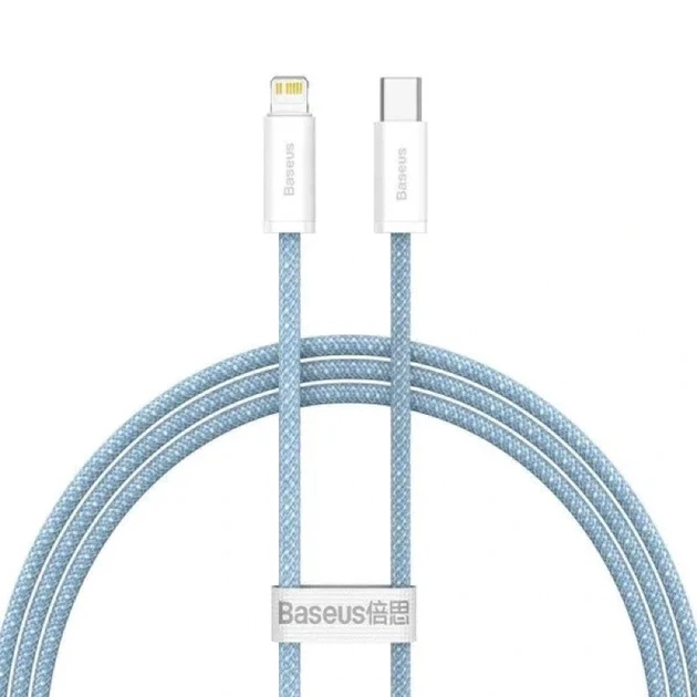 Кабель Baseus Dynamic Series Fast Charging Data Cable Type-C to iP 20W 1m Blue - Фото 1 Кабель Baseus Dynamic Series Fast Charging Data Cable Type-C to iP 20W 1m Blue - зображення 1