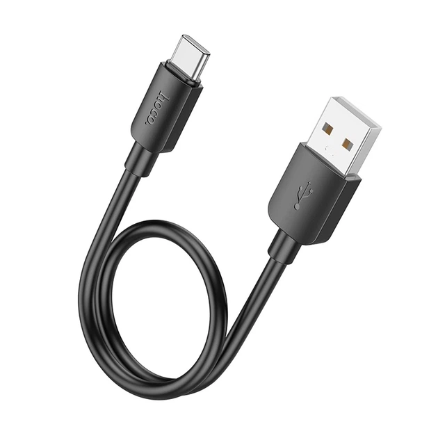 Кабель HOCO X96 Hyper 27W charging data cable Type-C (L=0.25M) Black - Фото 1 Кабель HOCO X96 Hyper 27W charging data cable Type-C (L=0.25M) Black - изображение 1