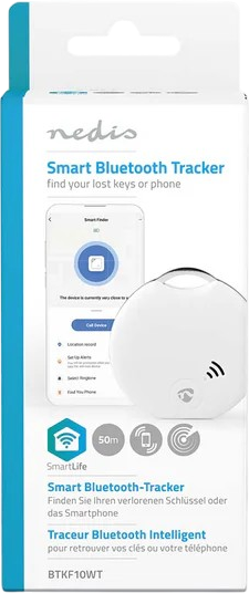 Трекер Nedis SmartLife Keyfinder White (BTKF10WT) - зображення 2