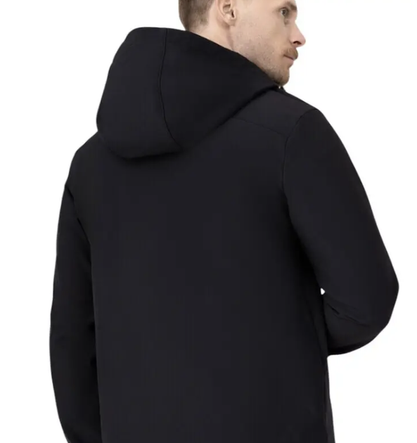 Ветровка мужская AVECS Softshell Демисезонная куртка Черная - Фото 2 Ветровка мужская AVECS Softshell Демисезонная куртка Черная - изображение 2