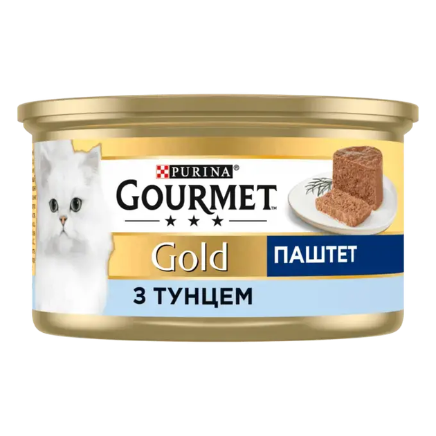Вологий корм для котів Gourmet Gold паштет з тунцем 85 г 12592130 - зображення 2