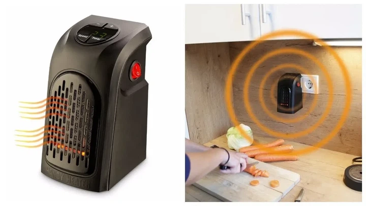 Мини обогреватель 400W Handy Heater с пультом, обогреватель электрический тепловентилятор портативный - изображение 6