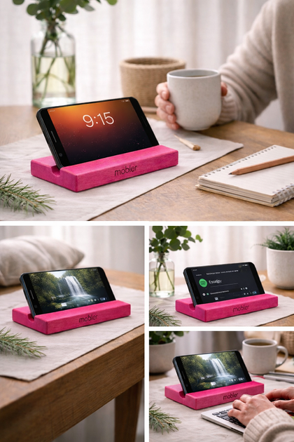Дерев’яна підставка для телефону Mobler Nature Flamingo - изображение 2
