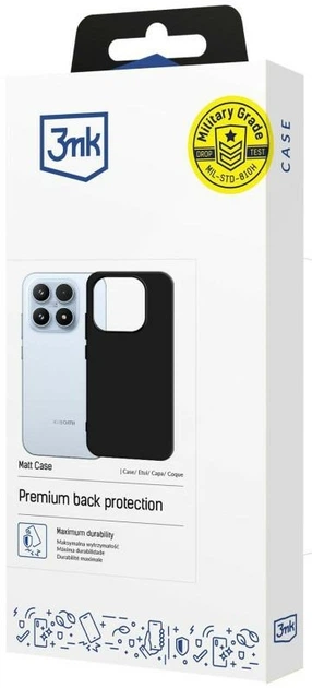 Чохол 3MK Matt Case для Xiaomi 17 Black (5903108739948) - зображення 2