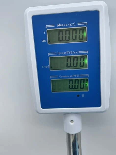 Торговые весы Rainberg RB-304 со стойкой и аккумулятором Черные - изображение 6