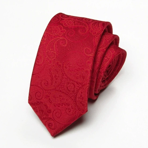 Класична краватка з ретро принтом Honey Fashion Accessories червоний (30к053) - Фото 2 Класична краватка з ретро принтом Honey Fashion Accessories червоний (30к053) - зображення 2