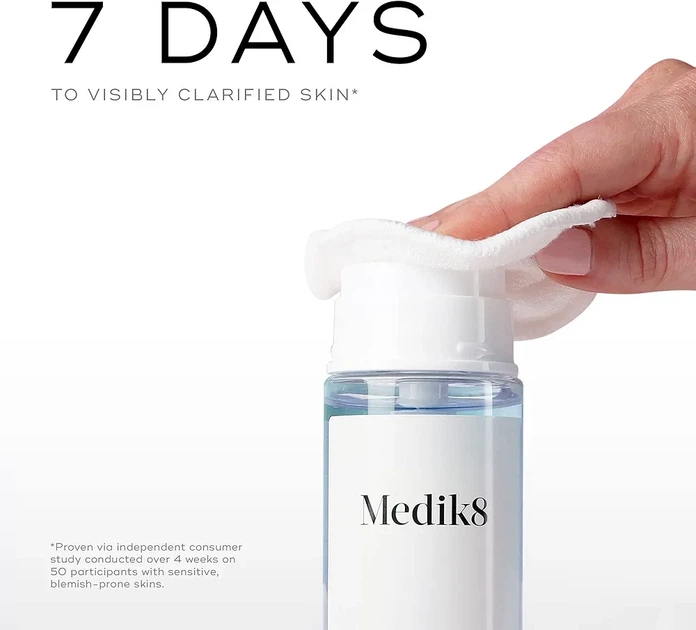 Отшелушивающий BHA-тоник с 2% салициловой кислотой Medik8 Press and Clear 150 мл - изображение 5